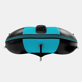Člun GLADIATOR ACTIVE C420AL black turquoise - nafukovací člun s hliníkovou podlahou