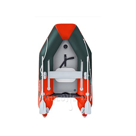Člun GLADIATOR AK240AD orange dark grey - nafukovací člun s vysokotlakou podlahou