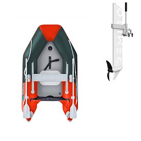 Člun GLADIATOR AK240AD orange dark grey - nafukovací člun s vysokotlakou podlahou