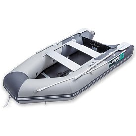 Člun GLADIATOR LIGHT AK280WF light dark gray - nafukovací člun s dřevěnou podlahou