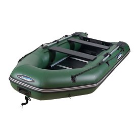 Člun GLADIATOR LIGHT AK280WF green - nafukovací člun s dřevěnou podlahou