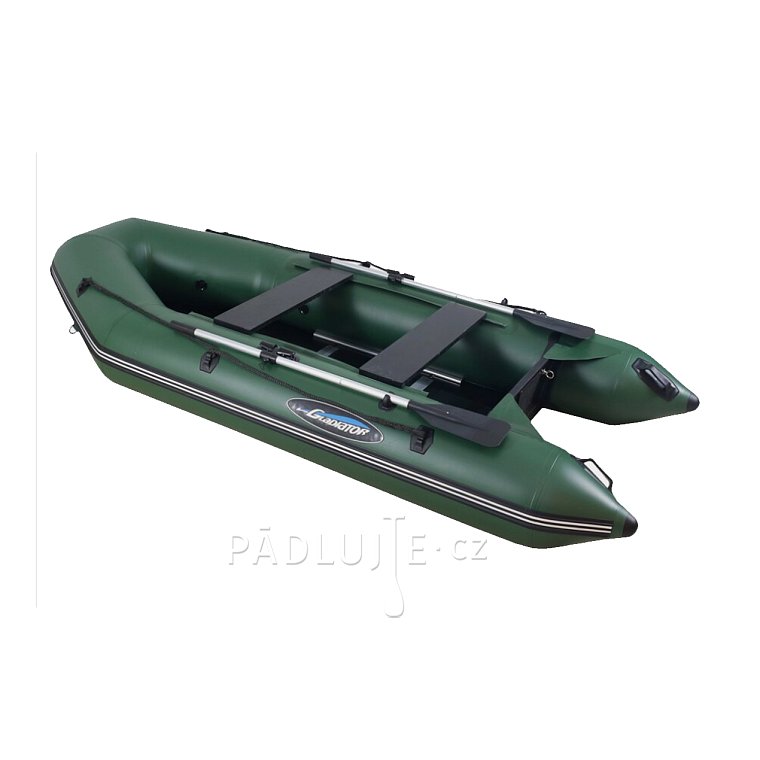 Člun GLADIATOR LIGHT AK280 green - nafukovací člun s dřevěnou podlahou