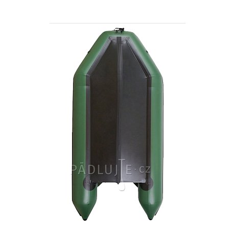 Člun GLADIATOR LIGHT AK280WF green - nafukovací člun s dřevěnou podlahou
