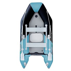 Člun GLADIATOR LIGHT AK300AD black turquoise - nafukovací člun s vysokotlakou podlahou