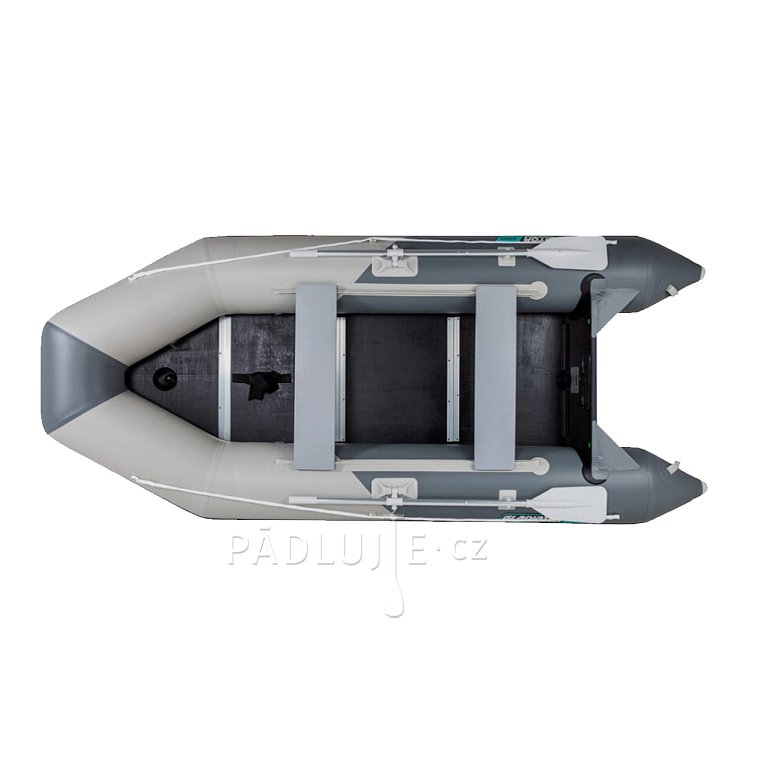 Člun GLADIATOR LIGHT AK300 light dark gray - nafukovací člun s dřevěnou podlahou