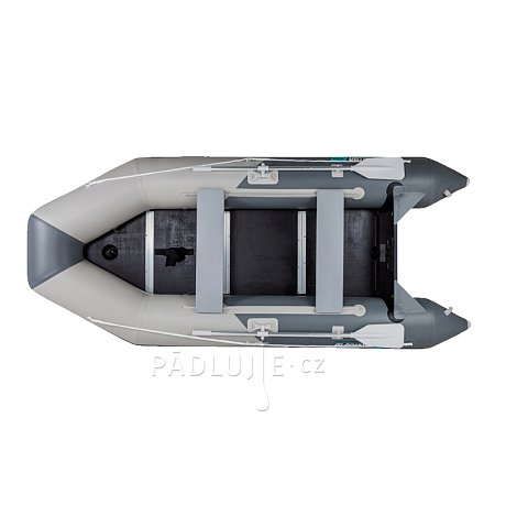 Člun GLADIATOR LIGHT AK300WF light dark gray - nafukovací člun s dřevěnou podlahou