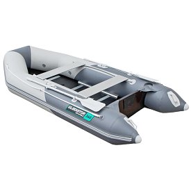 Člun GLADIATOR LIGHT AK340WF light dark grey - nafukovací člun s dřevěnou podlahou
