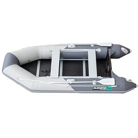Člun GLADIATOR LIGHT AK340WF light dark grey - nafukovací člun s dřevěnou podlahou