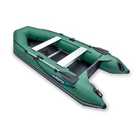 Člun GLADIATOR LIGHT AK340WF green - nafukovací člun s dřevěnou podlahou