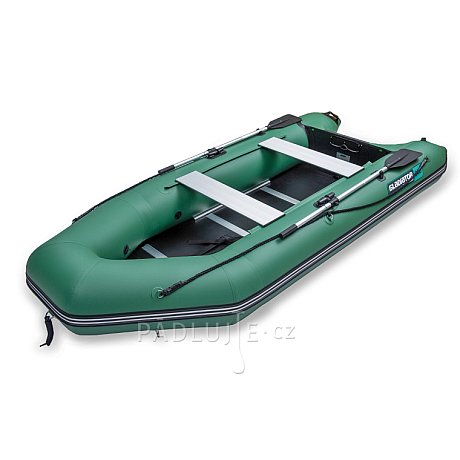 Člun GLADIATOR LIGHT AK340WF green - nafukovací člun s dřevěnou podlahou