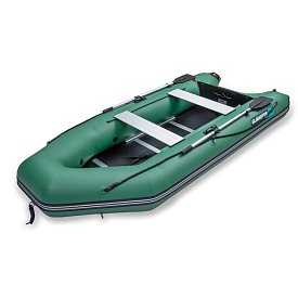 Člun GLADIATOR LIGHT AK340WF green - nafukovací člun s dřevěnou podlahou