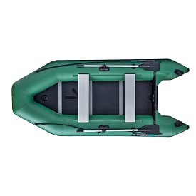 Člun GLADIATOR LIGHT AK340WF green - nafukovací člun s dřevěnou podlahou