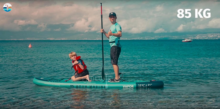 AQUA MARINA VAPOR 10'4 , FUSION 10'10 BLUE - Rodinná sada nafukovacích paddleboardů