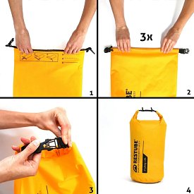 Vodotěsný vak RESTUBE 10l modrý pro paddleboard