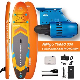 Paddleboard AQUA MARINA GO TURBO 330  10'10'' s  motorem AQUA MARINA BlueDrive