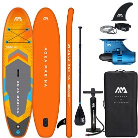 Paddleboard AQUA MARINA GO TURBO 330  10'10'' s  motorem AQUA MARINA BlueDrive