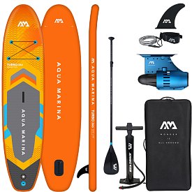 Paddleboard AQUA MARINA GO TURBO 366  12'0 s  motorem AQUA MARINA BlueDrive