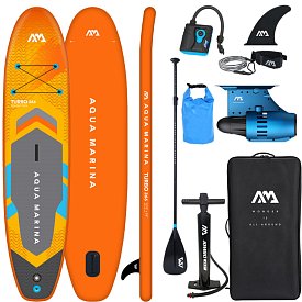 Paddleboard AQUA MARINA GO TURBO 366  12'0 s  motorem AQUA MARINA BlueDrive