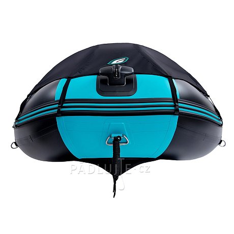 Člun GLADIATOR ACTIVE C330AD black turquoise - nafukovací člun s vysokotlakou podlahou