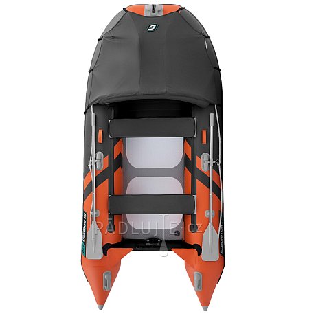 Člun GLADIATOR ACTIVE C330AD orange dark grey - nafukovací člun s vysokotlakou podlahou