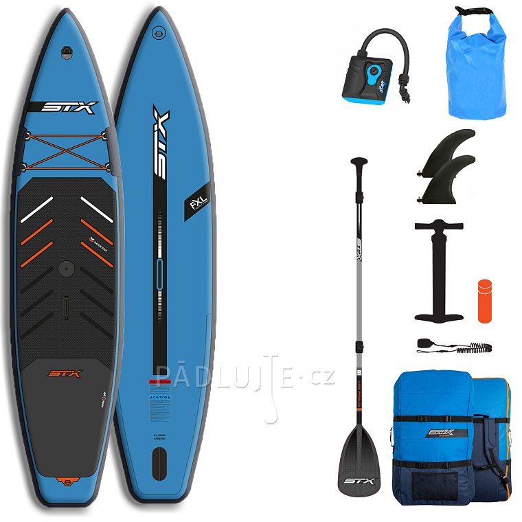 Paddleboard STX HYBRID TOURER 12' TEAL/ORANGE - nafukovací