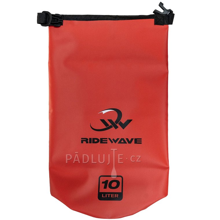 Vodotěsný vak RIDEWAVE 10L - barva: red