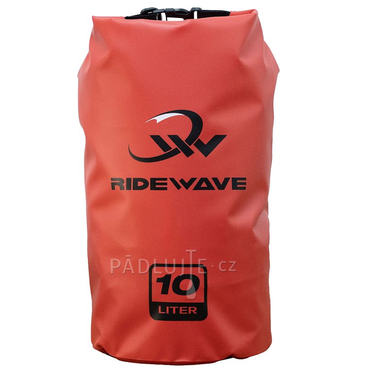 Vodotěsný vak RIDEWAVE 10L - barva: red