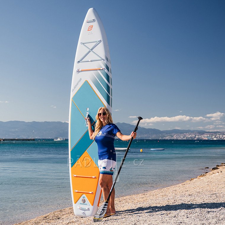 Paddleboard GLADIATOR ELITE 11'4 s karbon pádlem 2026 - nafukovací