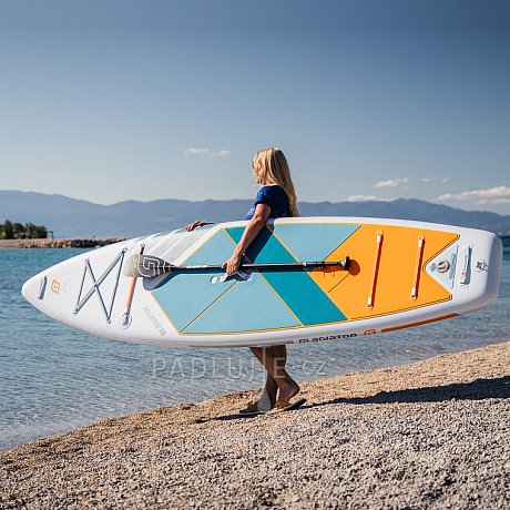 Paddleboard GLADIATOR ELITE 11'4 s karbon pádlem 2026 - nafukovací