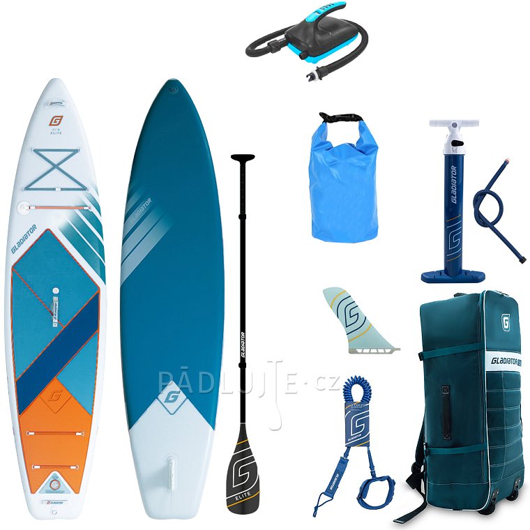 Paddleboard GLADIATOR ELITE 11'4 s karbon pádlem 2026 - nafukovací