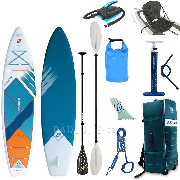 Paddleboard GLADIATOR ELITE 11'4 s karbon pádlem 2026 - nafukovací