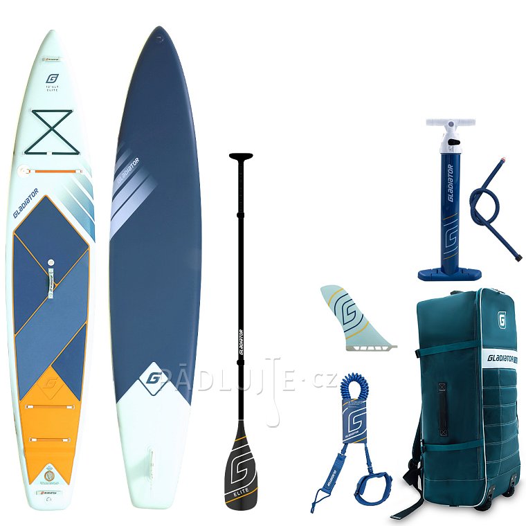 Paddleboard GLADIATOR ELITE 12'6 Light s karbon pádlem 2026 - nafukovací