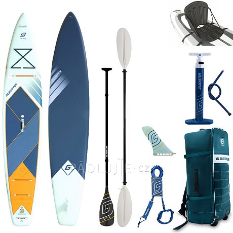 Paddleboard GLADIATOR ELITE 12'6 Light s karbon pádlem 2026 - nafukovací