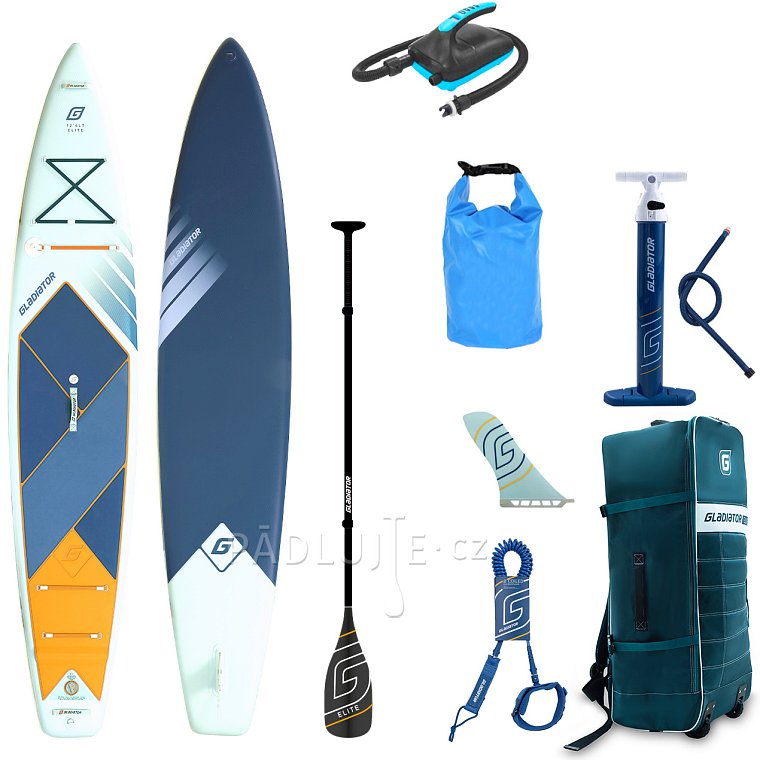 Paddleboard GLADIATOR ELITE 12'6 Light s karbon pádlem 2026 - nafukovací