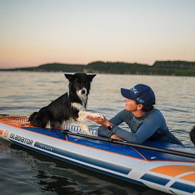 Paddleboard GLADIATOR ELITE 12'6 Light s karbon pádlem 2026 - nafukovací