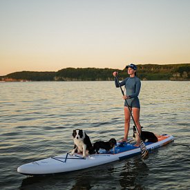 Paddleboard GLADIATOR ELITE 12'6 Light s karbon pádlem 2026 - nafukovací