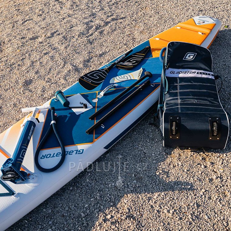Paddleboard GLADIATOR ELITE 12'6 Touring s karbon pádlem 2026 - nafukovací