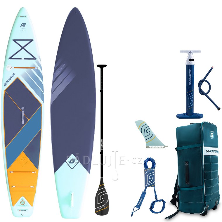 Paddleboard GLADIATOR ELITE 12'6 Touring s karbon pádlem 2026 - nafukovací