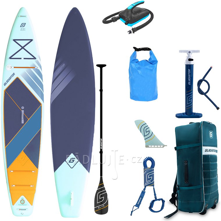 Paddleboard GLADIATOR ELITE 12'6 Touring s karbon pádlem 2026 - nafukovací