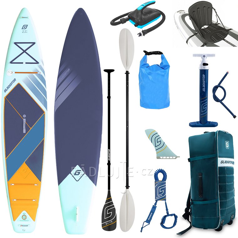 Paddleboard GLADIATOR ELITE 12'6 Touring s karbon pádlem 2026 - nafukovací