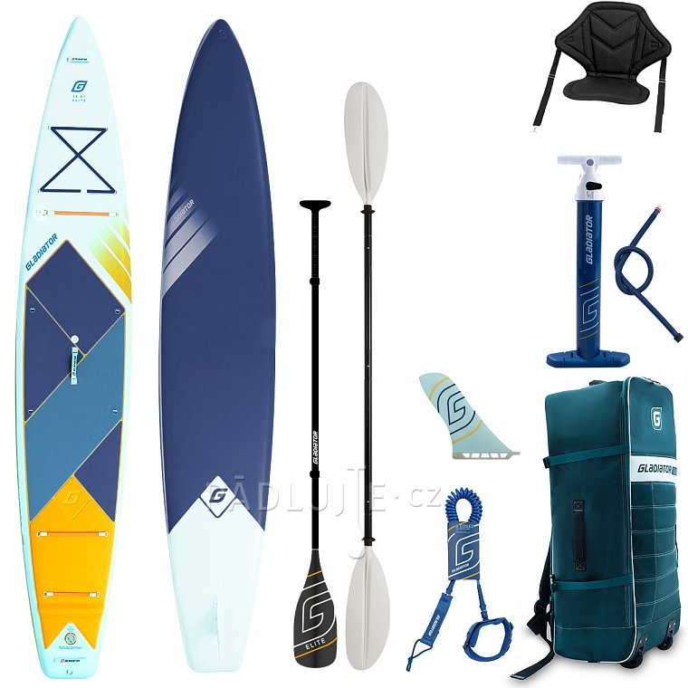 Paddleboard GLADIATOR ELITE 14' Touring s karbon pádlem 2026 - nafukovací