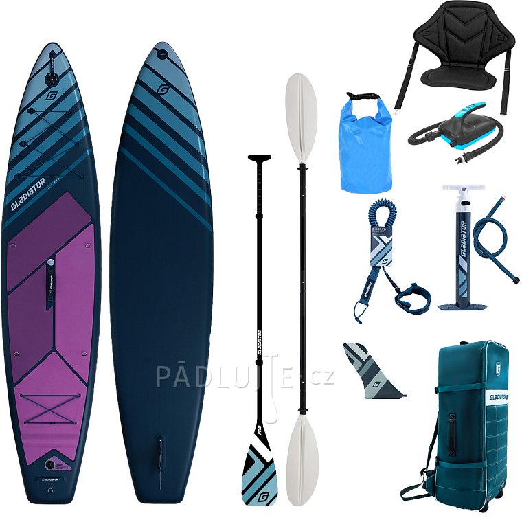Paddleboard GLADIATOR PRO 11'2 s pádlem 2026 - nafukovací