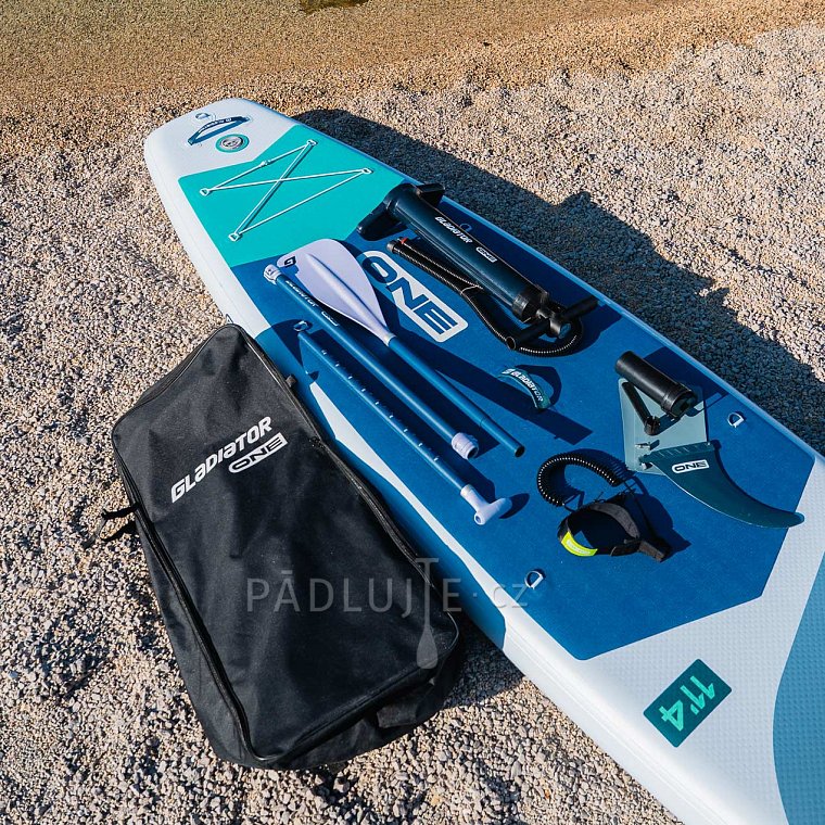 Paddleboard GLADIATOR ONE 11'4 Touring Lime - nafukovací