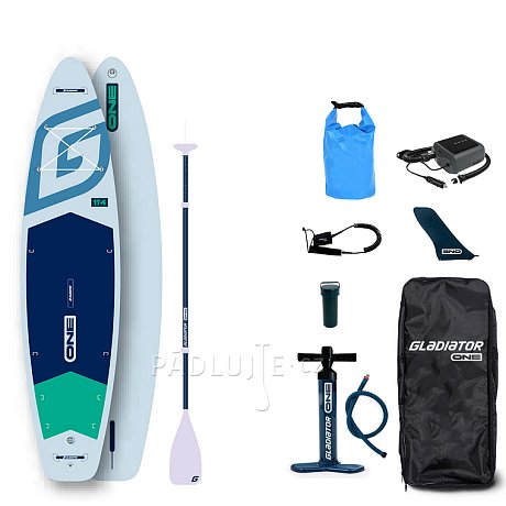 Paddleboard GLADIATOR ONE 11'4 White - nafukovací
