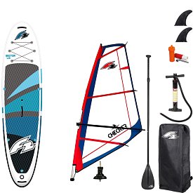 Paddleboard F2 SECTOR 11'5 BLUE komplet s plachtou - nafukovací
