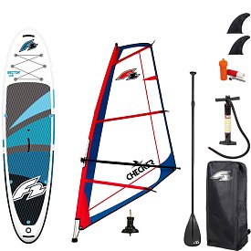 Paddleboard F2 SECTOR 11'5 BLUE komplet s plachtou - nafukovací