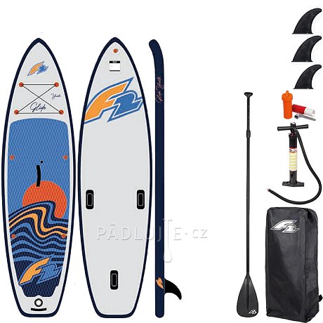 Paddleboard F2 GLIDE WINDSURF/WING YOUTH  GREY 9'2 s pádlem - nafukovací paddleboard