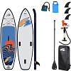 Paddleboard F2 GLIDE WINDSURF/WING YOUTH  GREY 9'2 s pádlem - nafukovací paddleboard