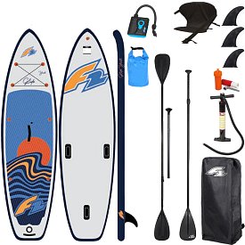 Paddleboard F2 GLIDE WINDSURF/WING YOUTH  GREY 10'0 s pádlem - nafukovací paddleboard