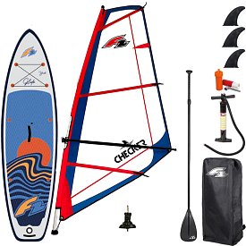 Paddleboard F2 GLIDE WINDSURF/WING YOUTH  GREY 9'2 komplet s plachtou- nafukovací paddleboard